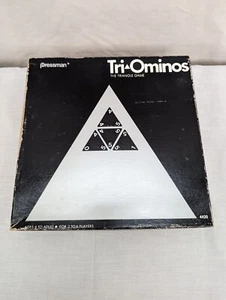 Tri-Ominos The Triangle Game 4420 by Pressman 1968 Made in The USA - Picture 1 of 6