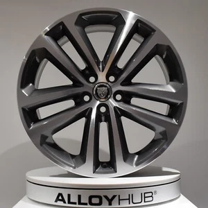 ORIGINAL RUEDA DE ALEACIÓN DE REPUESTO ÚNICA JAGUAR F-PACE 5038 GRIS/PULIDA 19" PULGADAS X1 - Imagen 1 de 3