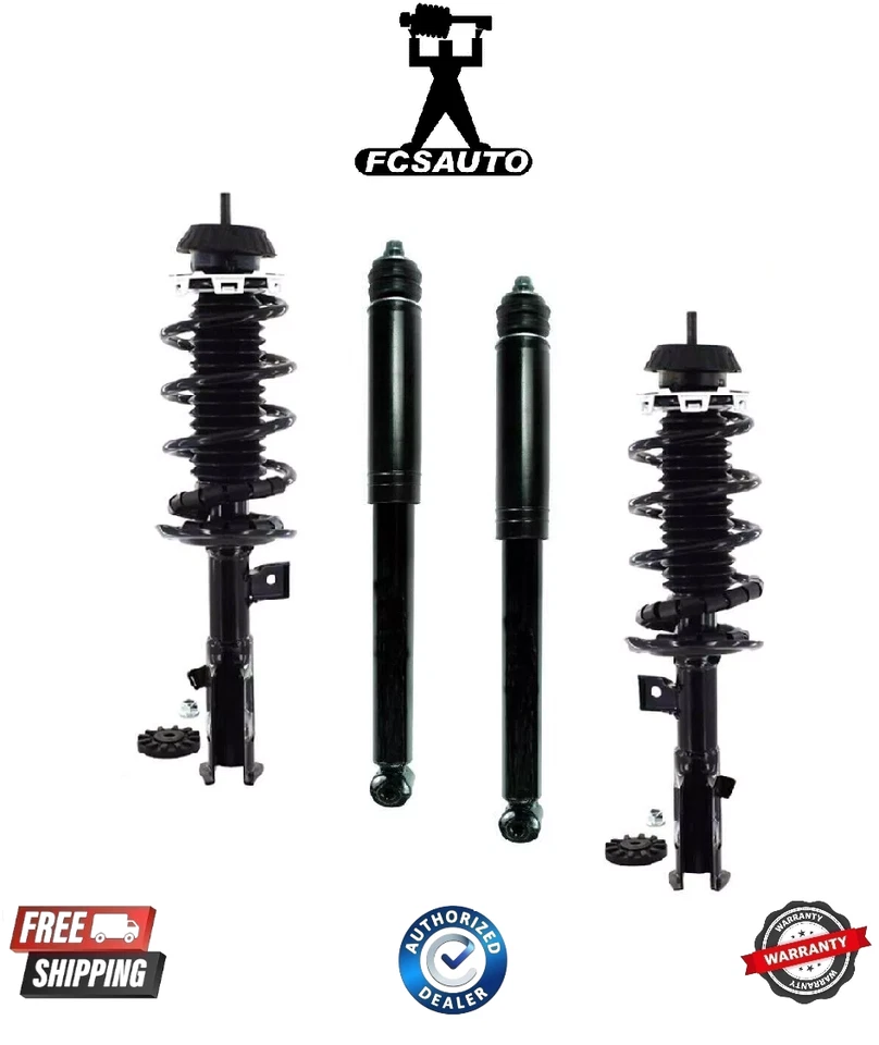 Complete FCS Front Struts & Rear shocks For 2007-2008 Honda Fit - Image 1 of 1