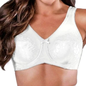 Cortland Intimates Women's Full Figure Underwire Seamed Cup Bra 7101 38B White - Picture 1 of 5