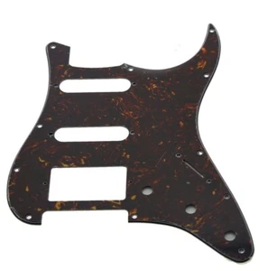 * NEW Dark Brown Tortoise HSS Stratocaster PICKGUARD for Fender Strat Standard - Picture 1 of 1