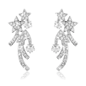 Star Earrings Star Stud Earrings for Women Girls, Irregular Zircon Earrings, Sta - Picture 1 of 6