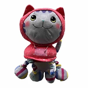 GABBY'S DOLLHOUSE PURR-IFIC PLUSH DANIEL JAMES DJ CATNIP 18” Stuffed Animal Cat - Picture 1 of 23