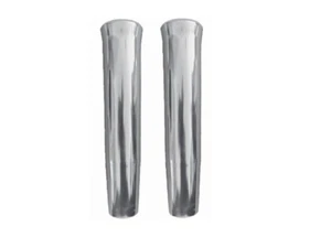 Weld On Fishing Rod Holder (2 Pack) - 10" Polished Aluminum - Picture 1 of 3