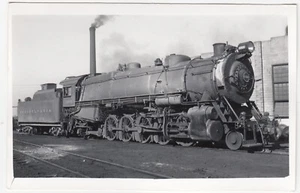 Pennsylvania Railroad ~ Alco Built Engine PRR 8906 (2-10-2) Real Photo Postcard - Picture 1 of 2