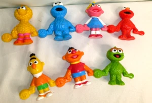 Lot of 7 Vintage 1994 Sesame Street Tyco Characters Connect & Count Figures no 8 - Picture 1 of 8