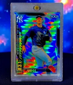 AARON JUDGE RARE ROOKIE REFRACTOR TOPPS CHROME SP Bowman Non Auto - YANKEES - Picture 1 of 5
