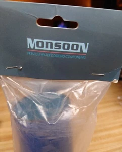 NIP NOS MONSOON MMRS ACRYLIC TUBE NR MMRS-AT-200-BL 200MM LENGTH BLUE - Picture 1 of 4
