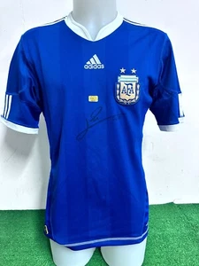 Trikot Argentinien No Matchworn Trikot Signiert Jersey Messi Unterzeichnet COA - Picture 1 of 6