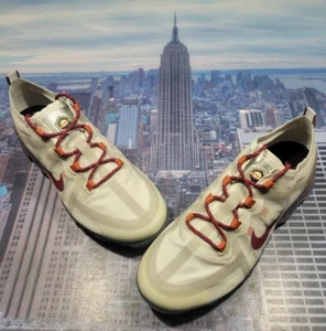 Nike iD Air VaporMax 2019 Light Bone/Dark Team Red Women Size 7.5 BQ8778 991 New - Picture 1 of 9