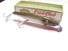 vintage creek chub pikie 703 w, with correct box, 4 1/4" body silver shiner