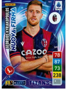 PANINI CALCIATORI ADRENALYN TITANS 2023 N. 181 KYRIAKOPOULOS NUOVA FIRMA BOLOGNA - Imagen 1 de 2