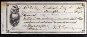 5E273  -  1912    PAY AT SIGHT -   CLEVELAND,OHIO - Picture 1 of 2