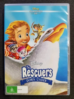 The Rescuers Down Under Disney Classics 23 DVD Region 4 PAL - image 1 of 2