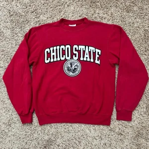 Sudadera Champion Chico State University Adulto S Roja Pull Over Cuello Redondo - Imagen 1 de 12