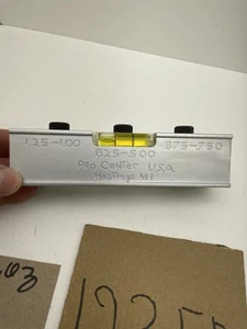 Pro Center U.S.A Level 1.25-1.00/ 0.625-0.500/0.875-0.750 Rod & Ball Drill Guide - Picture 1 of 6