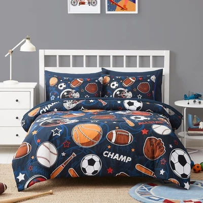 Full Kids Comforter Set - 7 Pieces Full Bedding Sets for Boys Girls Teen, Glo... - Image 1 of 4
