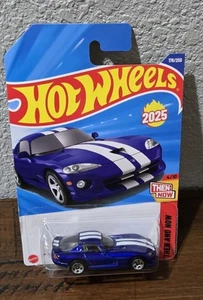 HOT WHEELS BLUE '96 DODGE VIPER GTS 4/10 THEN-NOW 176/250 HYW50 2025 Malaysia - Picture 1 of 6