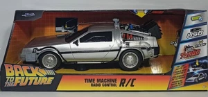 JADA 2025 BACK TO THE FUTURE DELOREAN TIME MACHINE 1:16 R/C UNUSED BOXED NEW - Picture 1 of 20