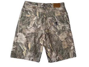 Primitive Skateboarding Shorts Size 32 Real Tree Light Camo Spider Jorts - Picture 1 of 16