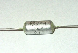 MBM Metallized Paper-in-Oil Capacitors 0.05uF - 1uF 160V Qty 50 pcs - Picture 1 of 1