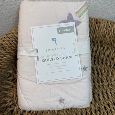 ALMOHADA ACOLCHADA UNICORNIO ARCO IRIS NIÑOS GRANERO DE CERÁMICA (1) ESTÁNDAR ~ ROSA Foto 1 de 4