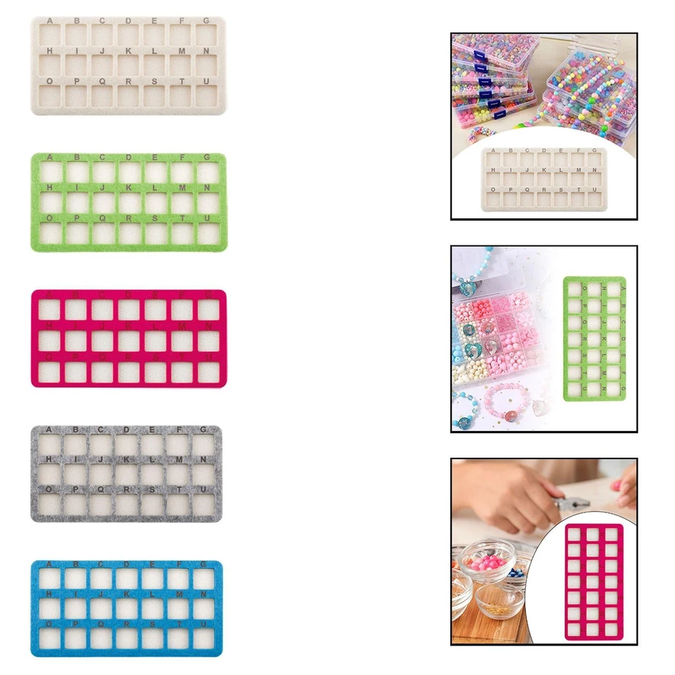 Schmuckmatte mit 21 Fächern für Perlen - Bild 1 von 1