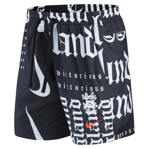 Nike Mens NSW Sportswear England Woven Hi Flow Shorts Medium M CZ6164-010 Cover