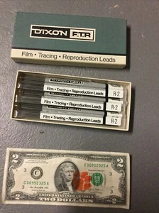 Lápices de reproducción de trazado de películas vintage Dixon FTR R2 6 tubos en caja de plomo - Imagen 1 de 3