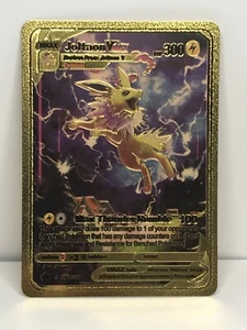 Carta Pokemon da collezione Joltaon Vmax Gold Foil Fan Art strutturata SWSH264 HP300 - Foto 1 di 2
