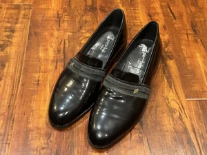 Pierre Balmain Paris Patent Leather Loafers Dress Shoes - Men’s EUR 40 Size US 7 - Picture 1 of 13