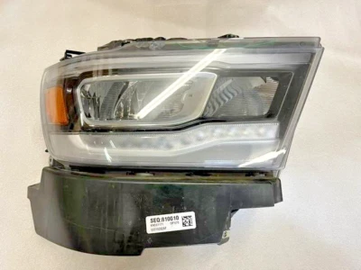 2019-2024 Dodge RAM 1500 Chrome LED Headlight RH Right Passenger Side OEM - Image 1 of 4