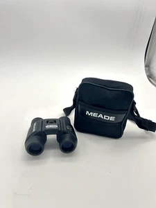 Meade 12 X 25 257 ft 1000 yards Folding Waterproof Compact Binoculars W/ Case - Picture 1 of 15