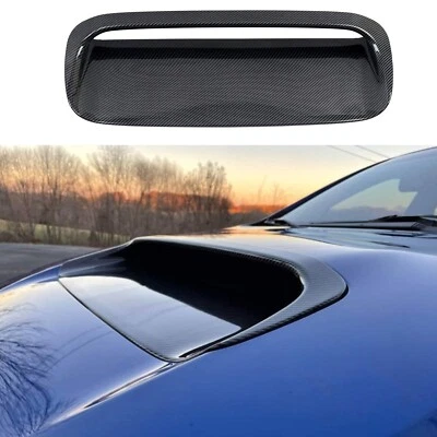 Para Subaru WRX STI 2015 2016 2017 2018 capó del motor delantero cubierta de ventilación de aire moldura Foto 1 de 4