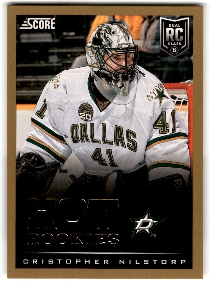 Cristopher Nilstorp 2013-14 Score Gold Rookie #636 Dallas Stars - Image 1 of 2