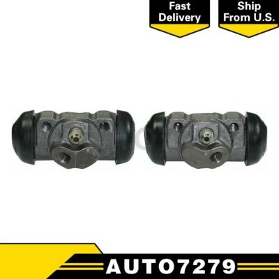 Cilindro de rueda de freno de tambor trasero izquierdo derecho centrado 2 piezas para Ford Custom 1965-1966 Foto 1 de 4