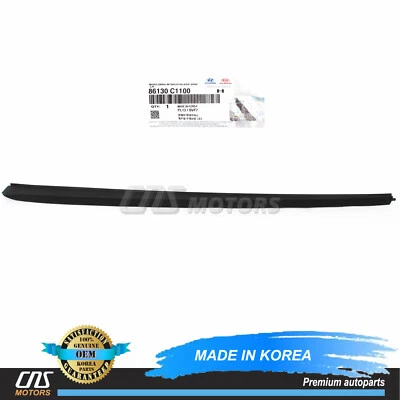 Windshield Pillar Molding FRONT LEFT GENUINE for 15-19 Hyundai Sonata 86130C1100 - Image 1 of 4