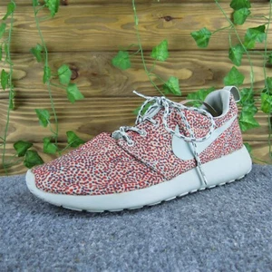 Nike Women's Roshe Run Polka Dot Sneaker Red Fabric Sz 8 Medium Gently Used 2025 - Picture 1 of 6
