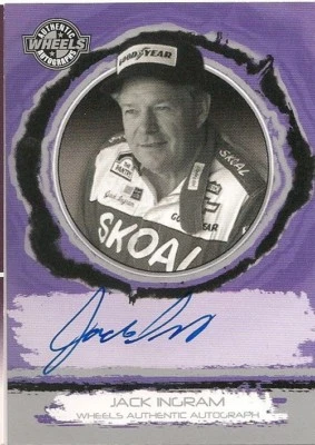 Jack Ingram WHEELS AUTHENTIC AUTOGRAPHS SKOAL LEGEND signed card *FREE SHIPPING* - Image 1 of 2