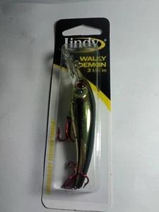 LINDY WALLY DEMON 3-1/8" 1/2OZ LWD343 GOLD BLACK / LWDG-2 - Picture 1 of 1