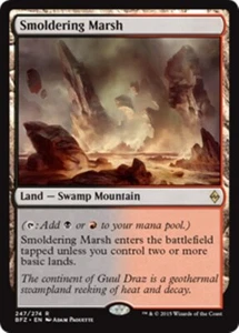 MTG - SMOLDERING MARSH - Battle for Zendikar (R) - Picture 1 of 1