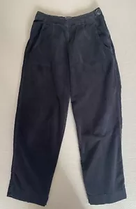 OSKA TROUSERS SZ 8 DARK BLUE CORDUROY WOMEN HIGH WAIST POCKETS LADIES - Picture 1 of 11