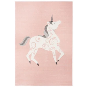 SAFAVIEH Carousel Kids Collection CRK163P Pink/Ivory Rug - Picture 1 of 31