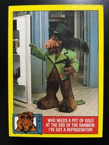 ALF 1987 Topps Picture Card Series #27 Who Needs a Pot of Gold at the End of the - Picture 1 of 2