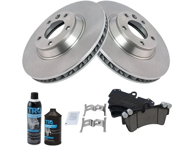 Kit de pastillas de freno delanteras y rotor para Audi Q7 2007-2015 2013 2008 2012 2009 XB997HZ Foto 1 de 1