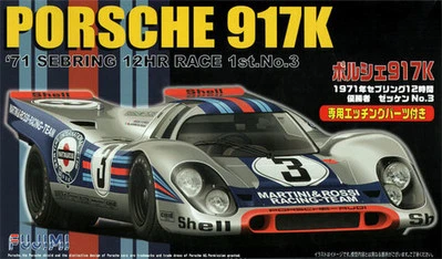 FUJIMI PORSCHE 917K ‘71 SEBRING 12HR RACE 1ST N3 – 123882 SCALA 1:24 - Immagine 1 di 4