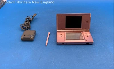Nintendo DS Lite USG-001 Paquete de Videojuegos Portátil Rosa Metálico - Probado/Restablecido Foto 1 de 4