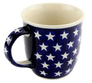 Polish Pottery 12 oz. Mug – Handcrafted Boleslawiec Stoneware by Zaklady  - Picture 1 of 4