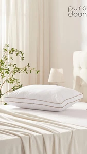 Puredown Gänsefedern & reine Daunen Kissen Hotel Bett Kissen QUEEN 20" x 30" - Bild 1 von 10