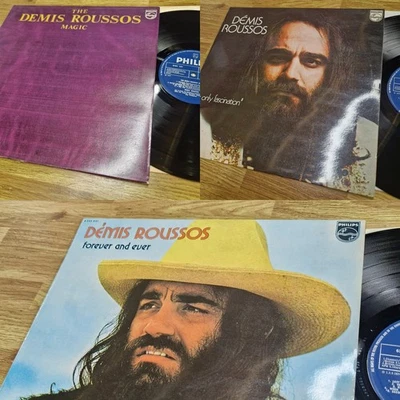 Job lot of 3 Demis Roussos vinyl LPs - Image 1 of 4